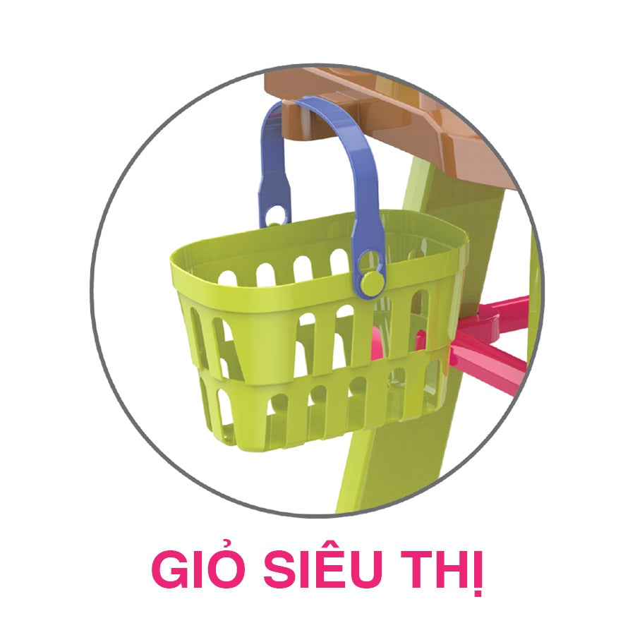 Bộ quầy siêu thị di động hiện đại SWEET HEART SH661-515