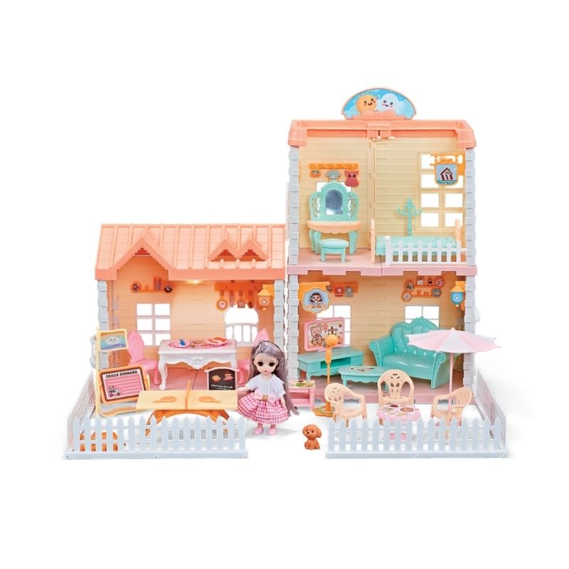 Bộ ngôi nhà búp bê khổng lồ SWEET HEART SH668-38A