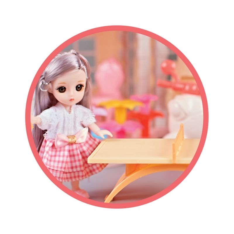 Bộ ngôi nhà búp bê khổng lồ SWEET HEART SH668-38A