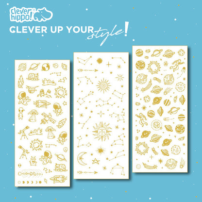 Bộ Golden Sticker lấp lánh Golden CLEVERHIPPO STICKER01