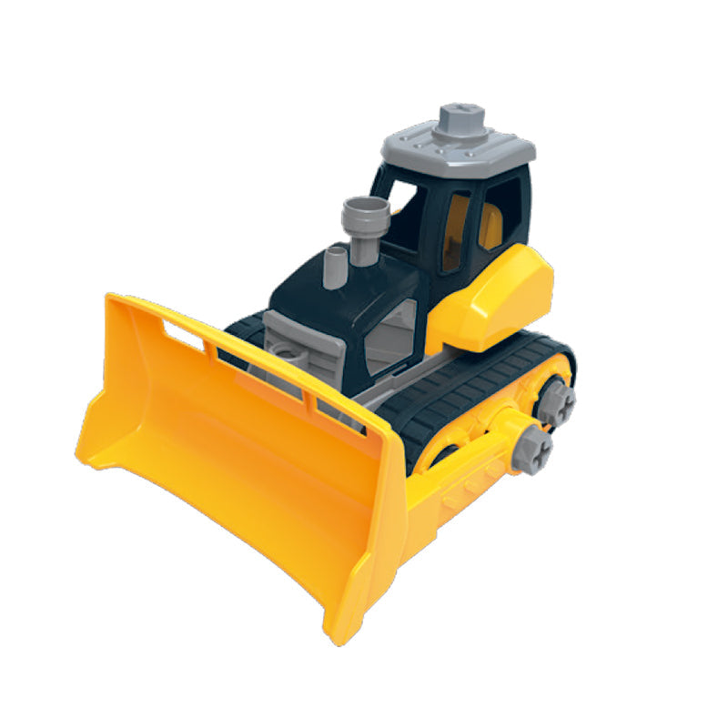 Bộ đồ chơi lắp ráp Vecto DIY-Hai xe công trình kèm theo nón VECTO VT1035