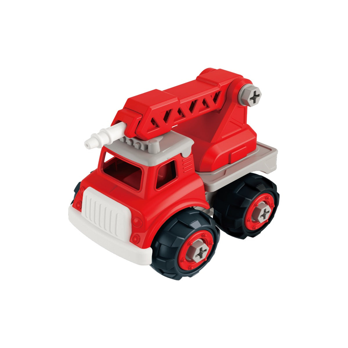Bộ đồ chơi lắp ráp Vecto DIY  - 4 xe cứu hỏa VECTO VT1061
