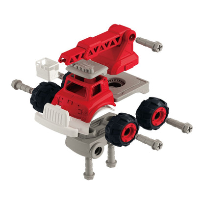 Bộ đồ chơi lắp ráp Vecto DIY  - 4 xe cứu hỏa VECTO VT1061