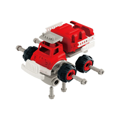 Bộ đồ chơi lắp ráp Vecto DIY  - 4 xe cứu hỏa VECTO VT1061
