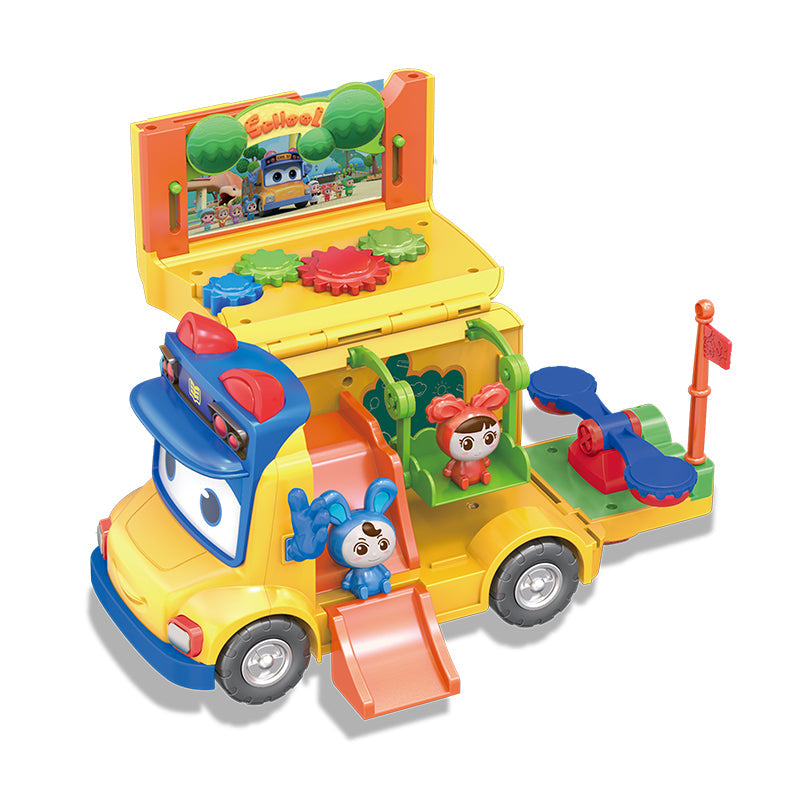 Bộ Playset Xe buýt đến trường GoGo Bus GOGO BUS YS3023A