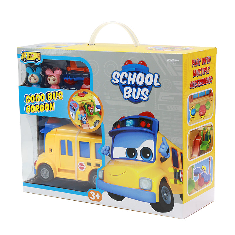 Bộ Playset Xe buýt đến trường GoGo Bus GOGO BUS YS3023A