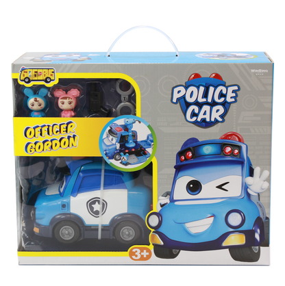 Bộ Playset Xe cảnh sát GoGo Justin GOGO BUS YS3023C