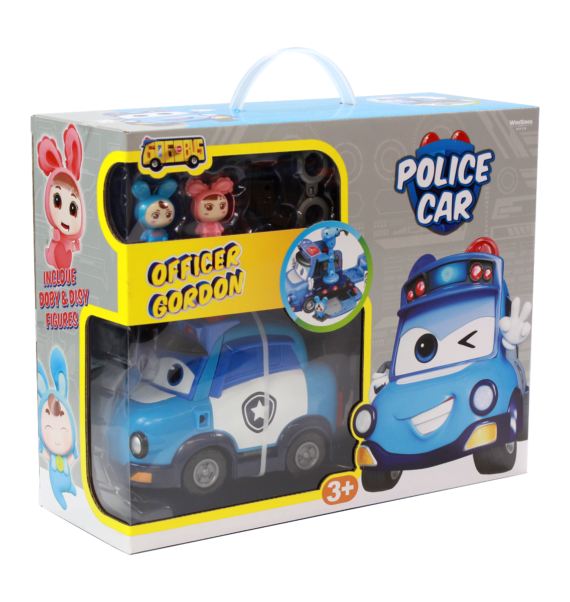 Bộ Playset Xe cảnh sát GoGo Justin GOGO BUS YS3023C