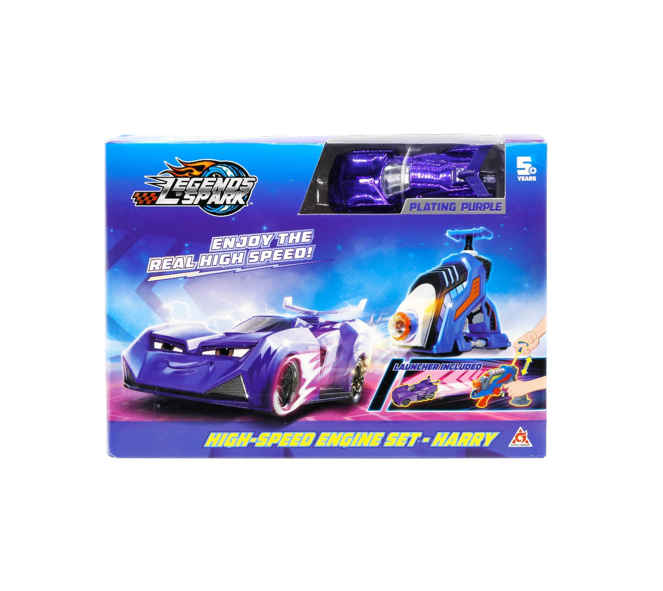 Bộ xe đua và bệ phóng cơ bản Harry Thần Tốc LEGEND SPARK YW222012