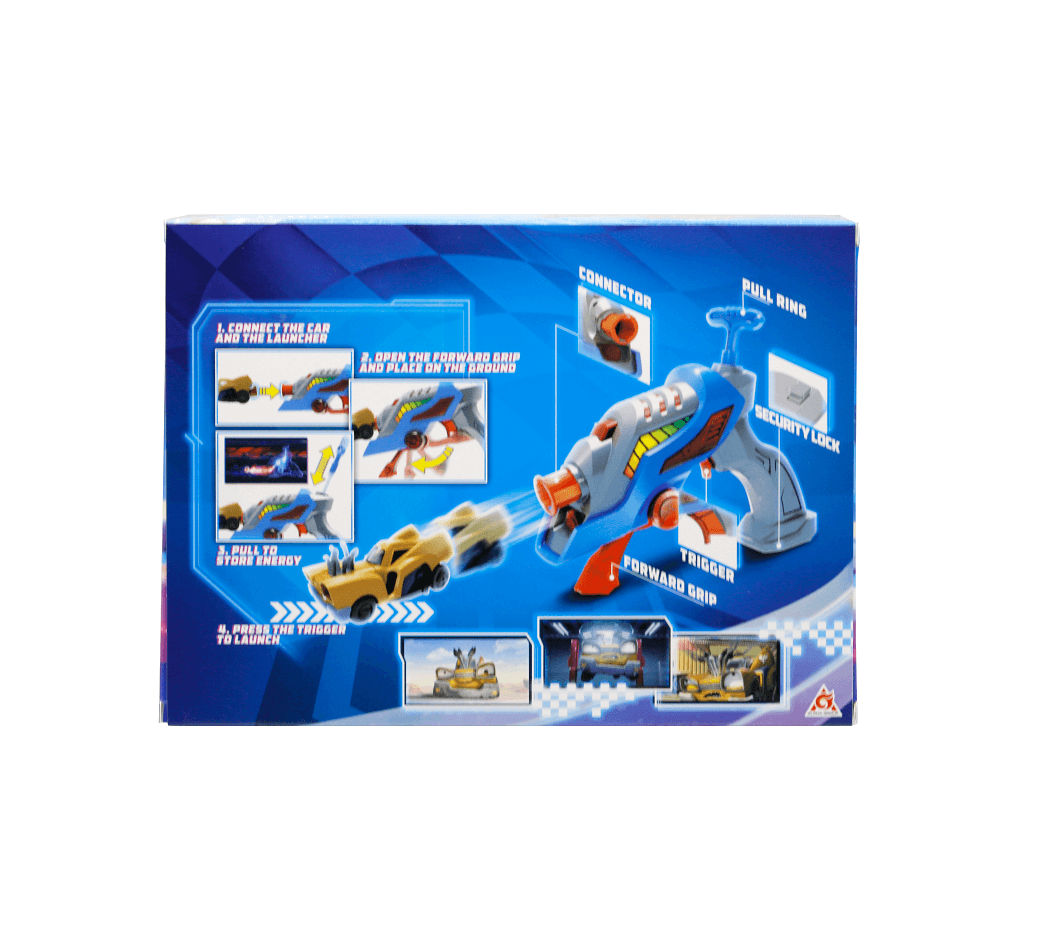 Bộ xe đua và bệ phóng cơ bản Bolt Sấm Chớp LEGEND SPARK YW222015