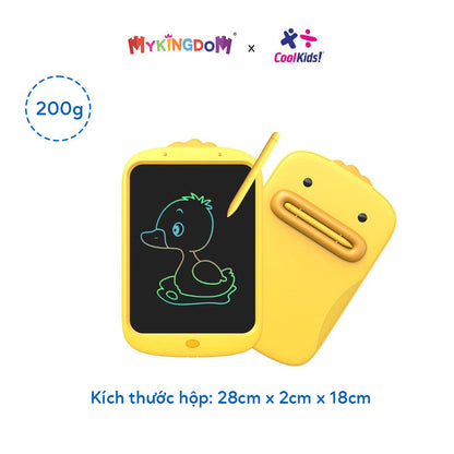 Bảng vẽ thông minh mực đa sắc size 10 inch Vịt Con Vàng COOLKIDS ZJ01