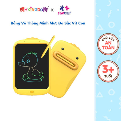 Bảng vẽ thông minh mực đa sắc size 10 inch Vịt Con Vàng COOLKIDS ZJ01