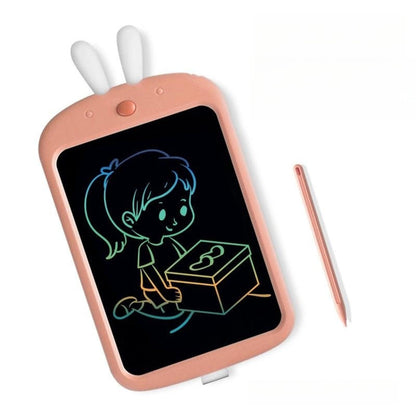 Bảng vẽ thông minh mực đa sắc 10 inch Thỏ con đáng yêu - Hồng COOLKIDS ZJ10-C